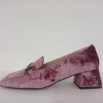 Mocasin terciopelo rosa 14