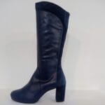 Bota con plataforma y tacon cubano marino 10