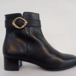 Botin adorno hebilla negro 0277