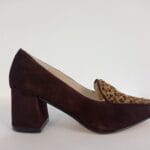 Mocasin con solapa leopardo 150C