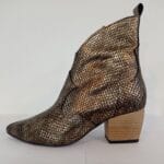 Botin campero serpiente metalizada West