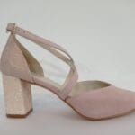 Zapato tiras cruzadas 405 nude