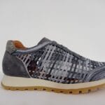 Deportiva rafia multi negra 058