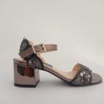 Sandalia circulos plata vieja 033