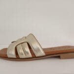 Sandalia plana pala champan