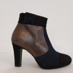 Botin piezas negro/azul 074