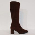 Bota tacon cubano ante chocolate 1000