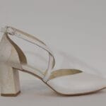 Zapato tiras cruzadas 405 Nacar