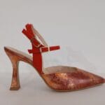 Zapato punta fina pulseras serp.rojo 2968
