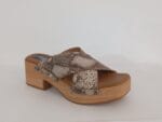Sandalia en zueco cruzado serpiente 002 - Imagen 2