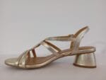 Sandalia de tiras entrelazadas oro Satra - Imagen 4
