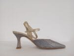 Zapato punta fina pulseras serp.azul/oro 2968 - Imagen 3