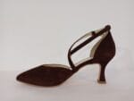 Zapato tiras cruzadas ante chocolate 405 - Imagen 4