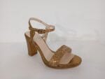 Sandalia trenza bronce - Imagen 2