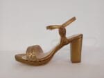 Sandalia trenza bronce - Imagen 4