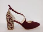 Zapato cruzado talon adorno 019 grante