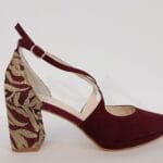 Zapato cruzado talon adorno 019 grante