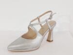 Zapato cruzado destalonado plata 019 - Imagen 3
